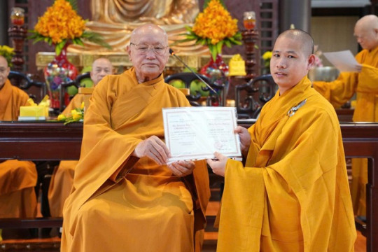 Đồng Nai: Lễ trao Bằng tốt nghiệp Cao đẳng Phật học tại thiền viện Trúc Lâm Trí Đức