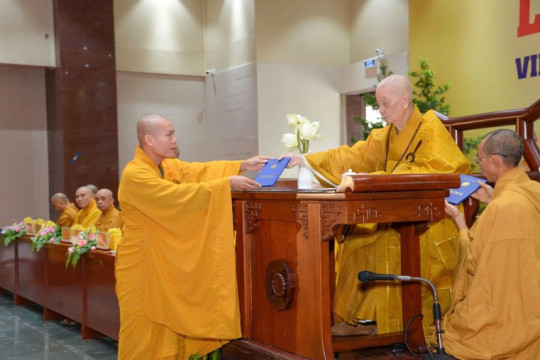 612 Tăng Ni và cư sĩ tốt nghiệp Học viện Phật giáo VN tại TP.HCM năm 2025