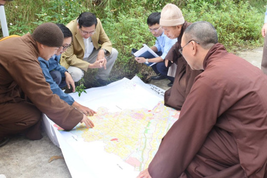 Quảng Nam: Ban Tôn giáo tỉnh khảo sát, chọn địa điểm xây dựng Trường Trung cấp Phật học