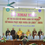 Học viện PGVN tại Huế khai mạc kỳ thi và bảo vệ khoá luận Tốt nghiệp Cử nhân khoá XII (2021 – 2025)