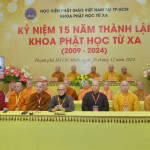 Khoa Phật học từ xa Học viện Phật giáo VN tại TP.HCM kỷ niệm 15 năm thành lập (2009-2024)